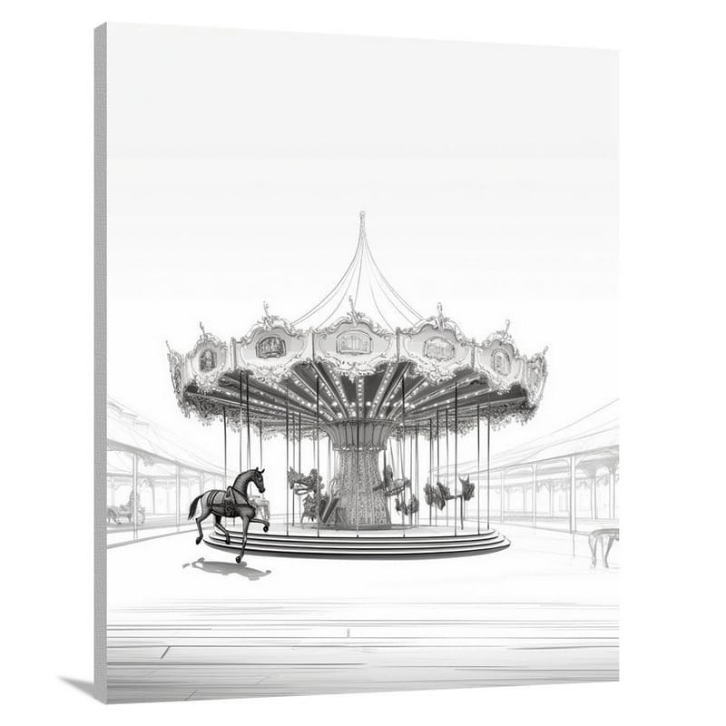 Carousel Dreams - Canvas Print