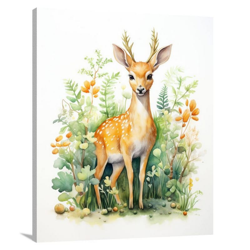 Carrot's Whimsical Forest - Canvas Print