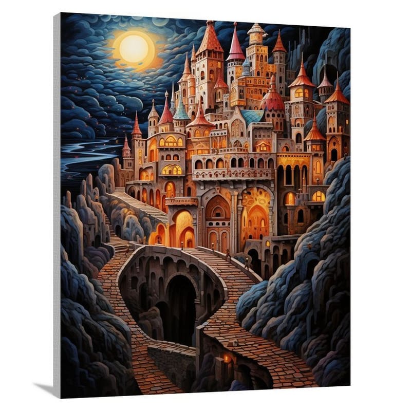 Castle & Palace: Enchanted Majesty - Canvas Print