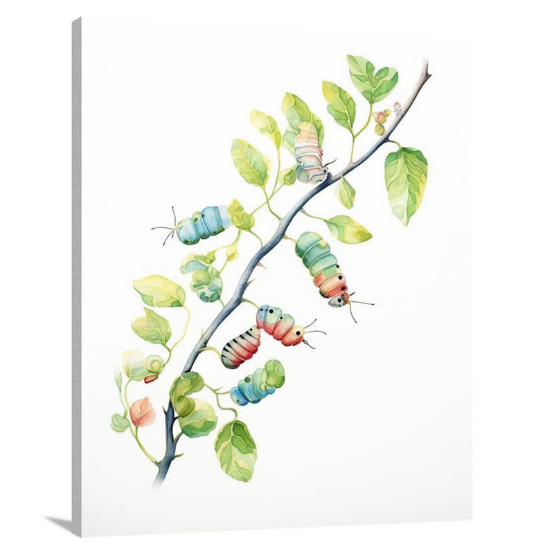Caterpillar's Journey - Canvas Print