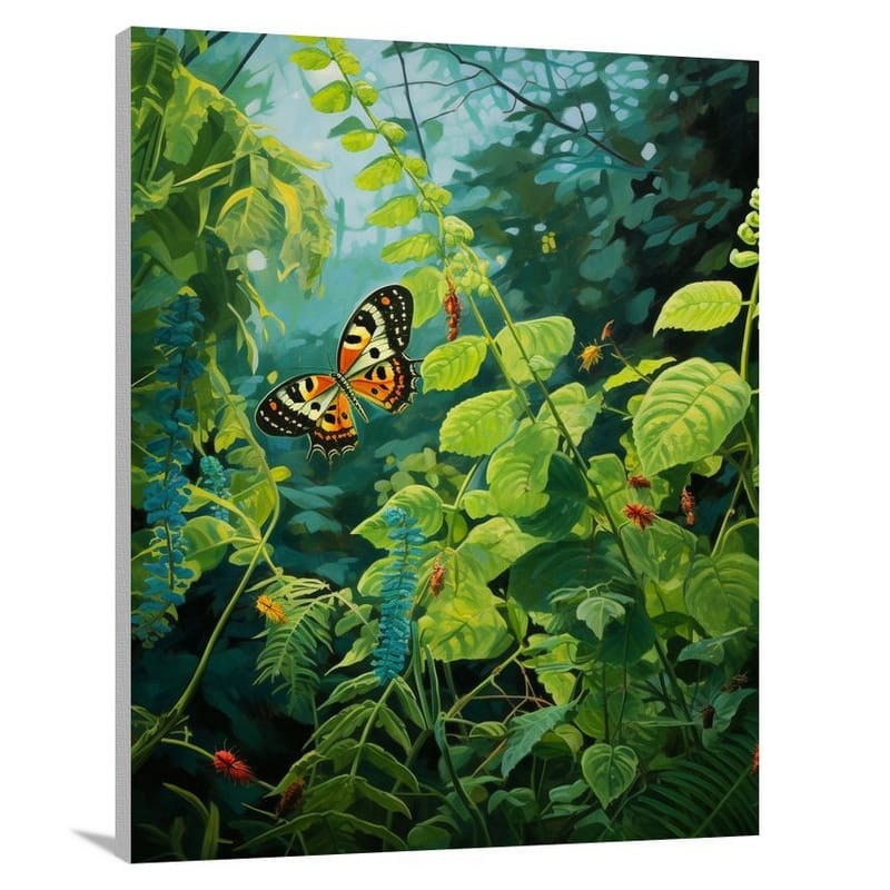 Caterpillar's Metamorphosis - Canvas Print