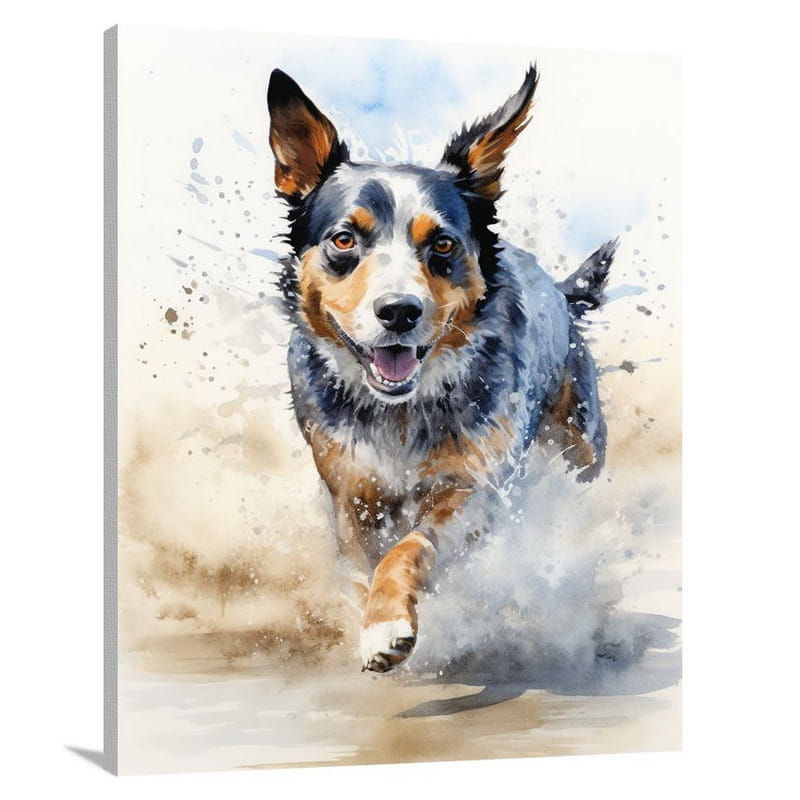 Cattle Dog's Resolve - Canvas Print