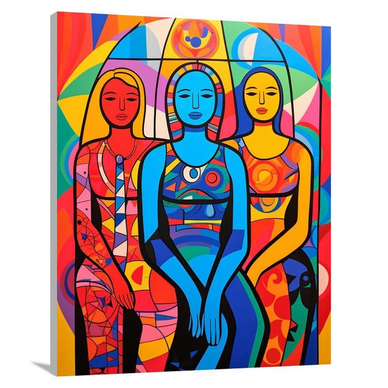 Celebrating Diversity: Body Positivity - Pop Art - Canvas Print