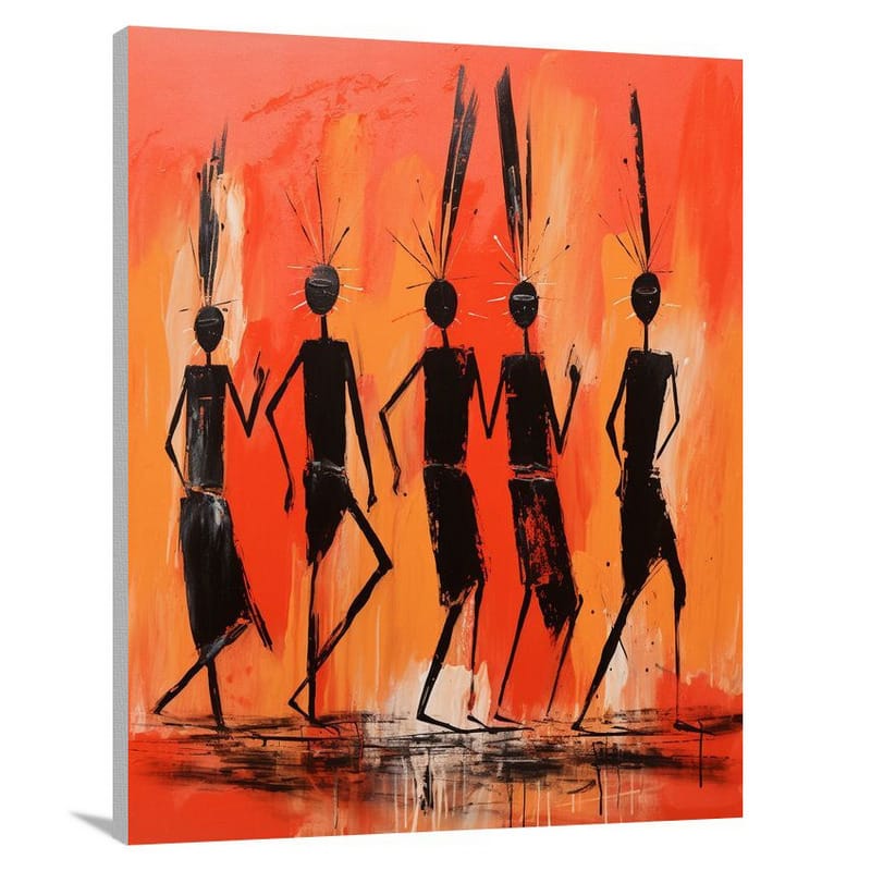 Celebration in Papua New Guinea - Canvas Print