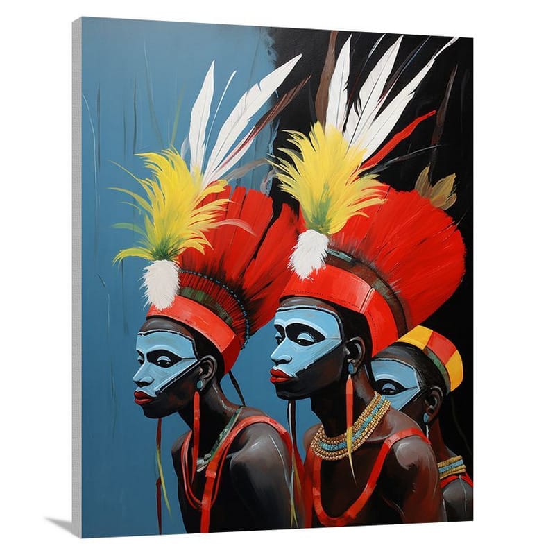 Celebration of Papua New Guinea - Canvas Print