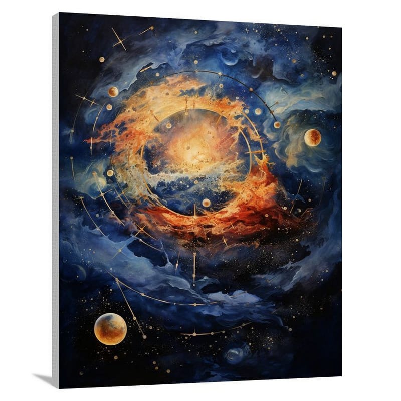 Celestial Cartography - Canvas Print
