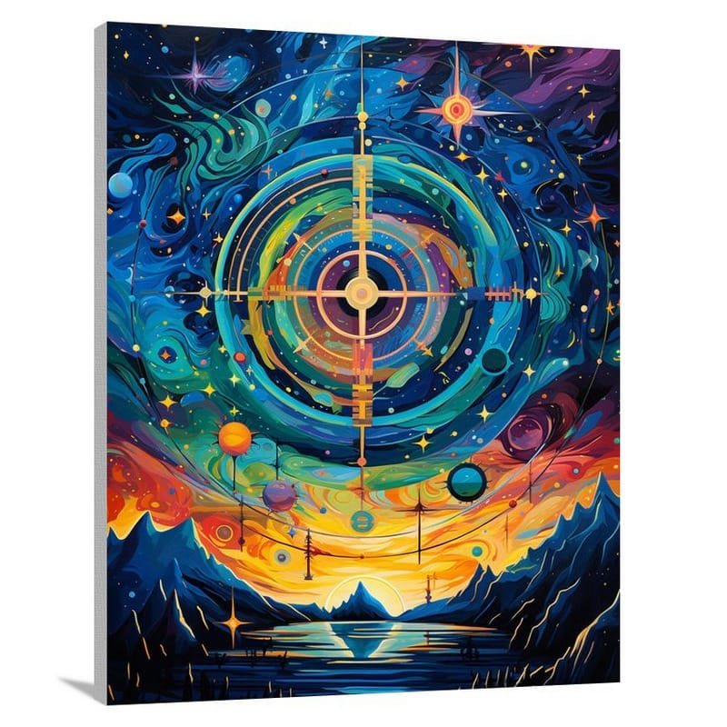 Celestial Crossroads: Astrology - Canvas Print