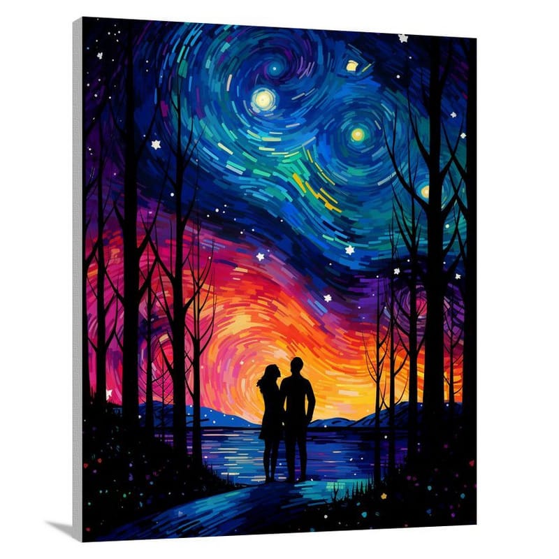 Celestial Embrace - Canvas Print
