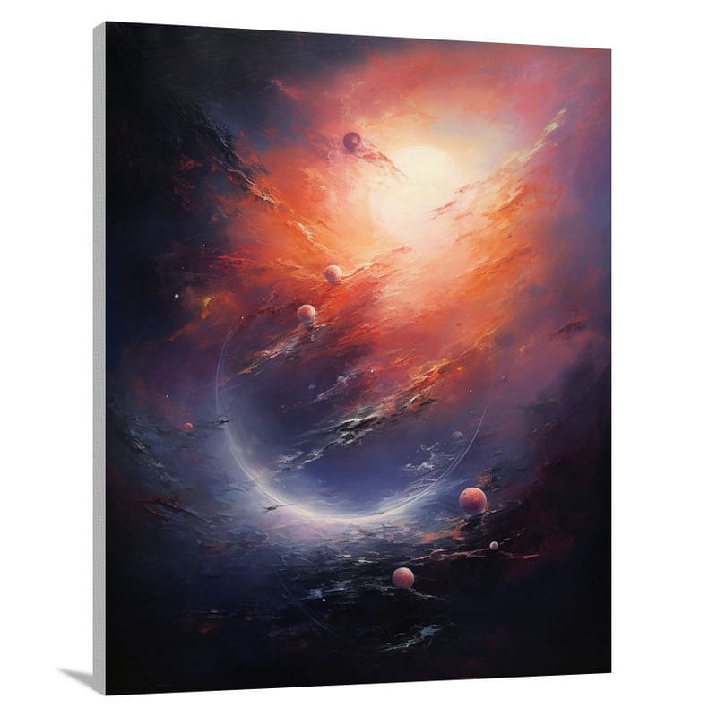 Celestial Planet - Canvas Print