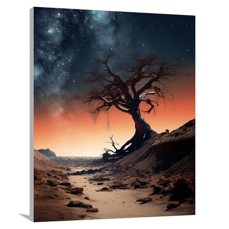 Celestial Serenity: National Park - Canvas Print