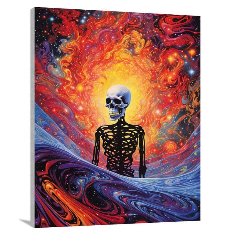 Celestial Skeleton - Canvas Print