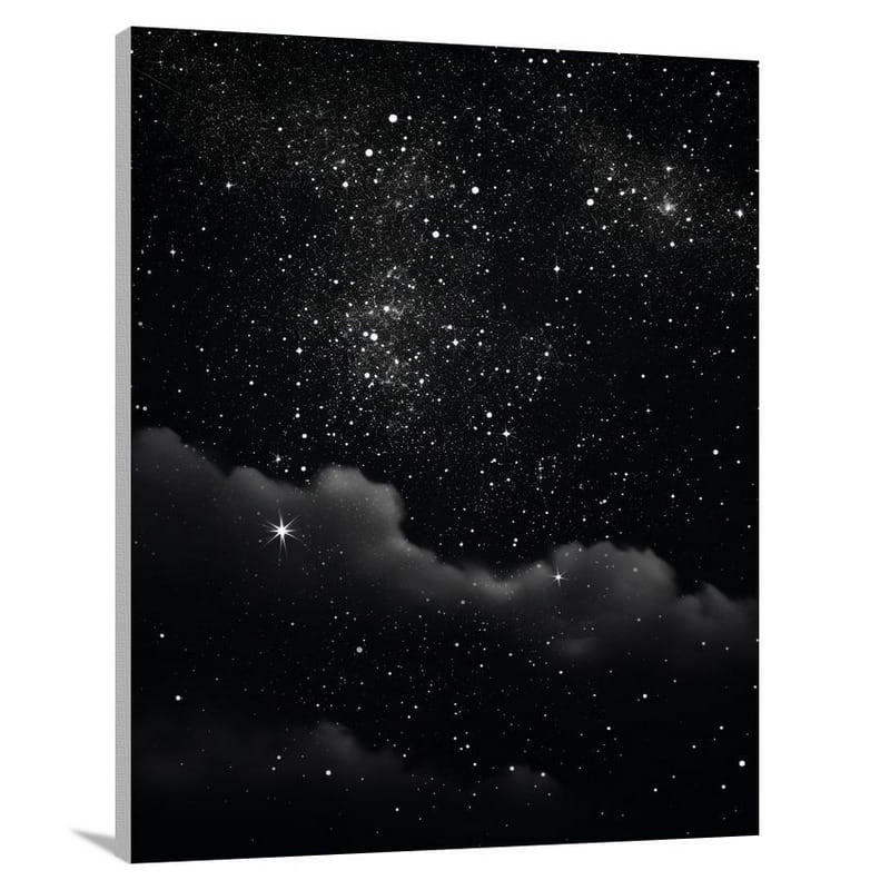Celestial Symphony: Constellation's Dance - Canvas Print