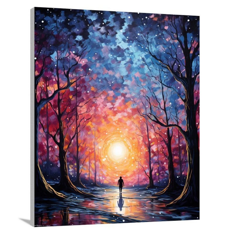 Celestial Symphony: Sky's Enchantment - Canvas Print