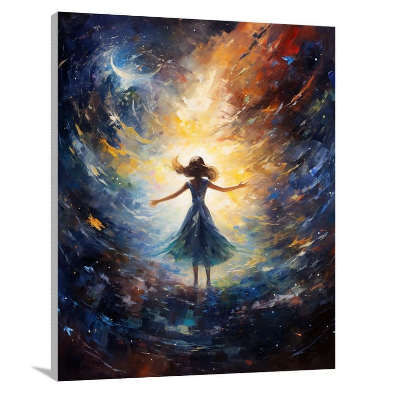 Celestial Symphony: Space Exploration - Canvas Print