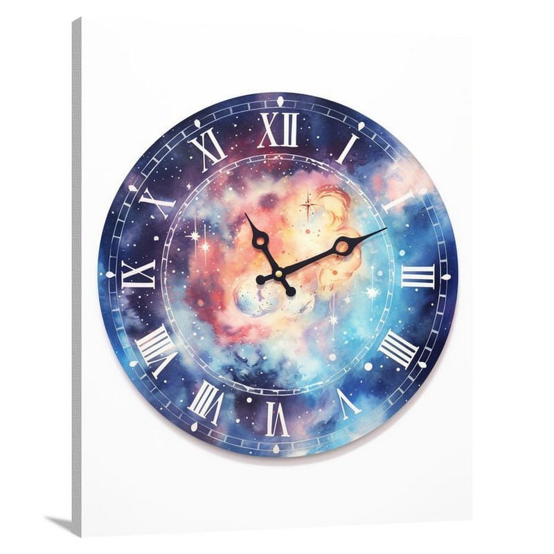 Celestial Timepiece - Canvas Print