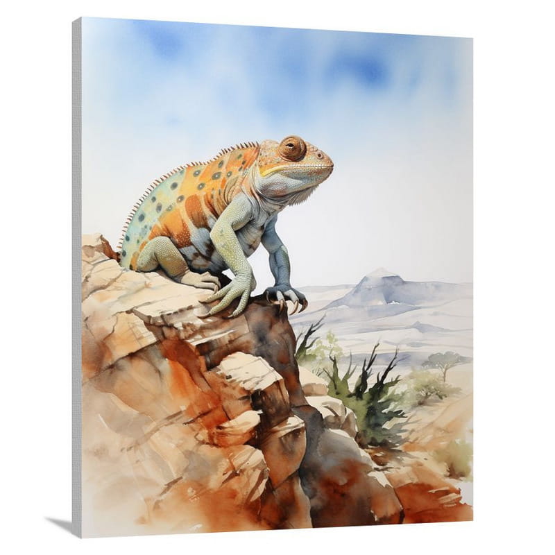 Chameleon's Resilience - Canvas Print