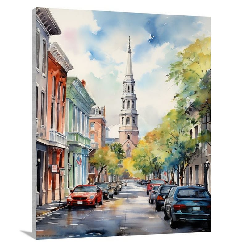 Charleston's Melody of Colors - Canvas Print