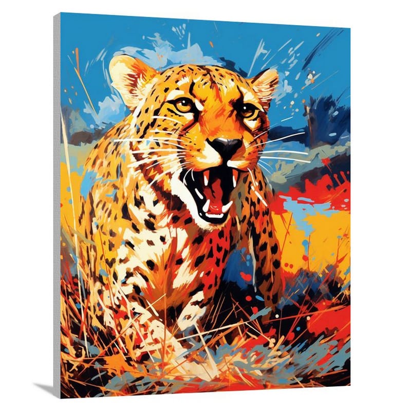Cheetah's Dance - Canvas Print