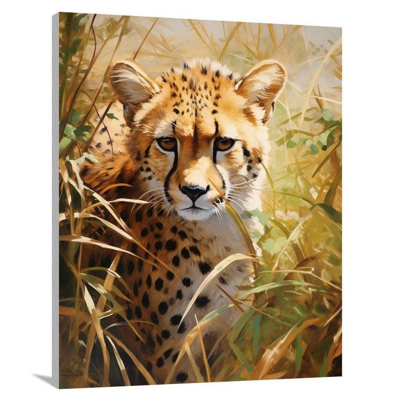 Cheetah's Gaze - Canvas Print