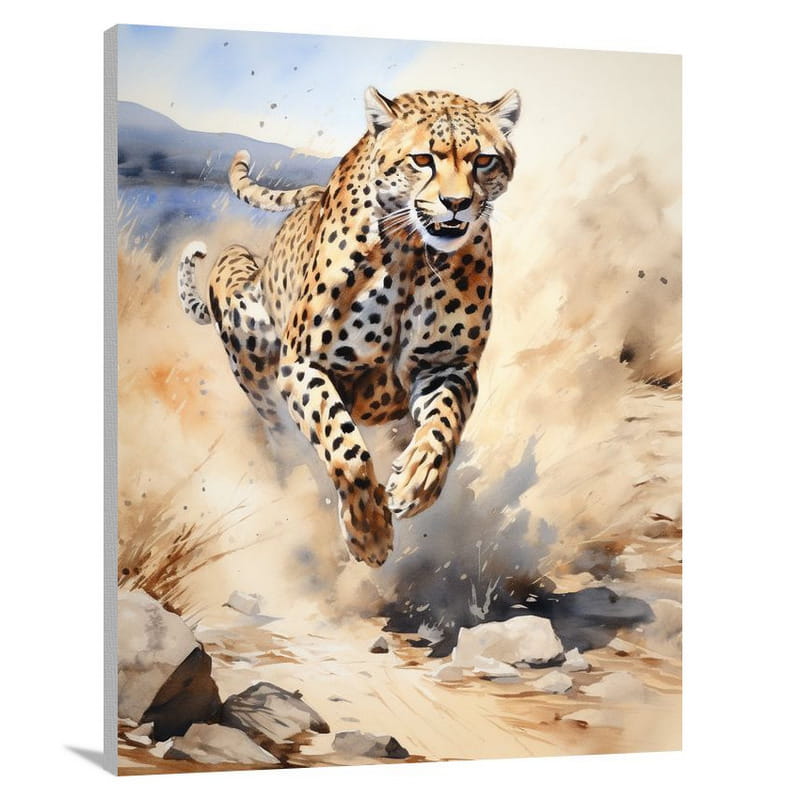Cheetah's Grace - Canvas Print