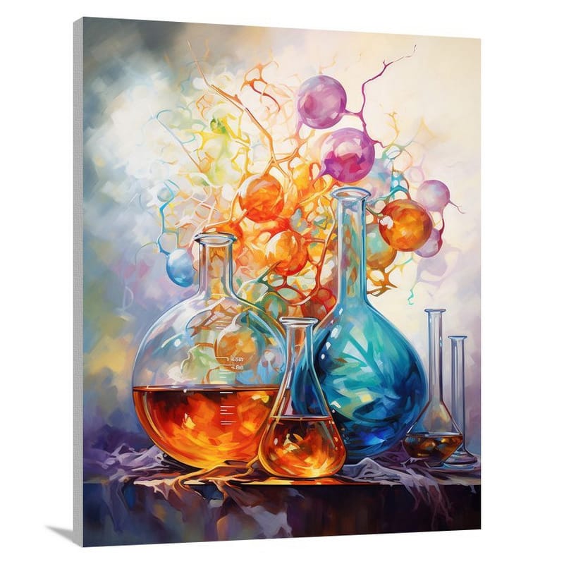 Chemistry in Motion - Impressionist - Canvas Print
