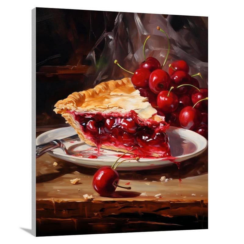Cherry Delight. - Impressionist - Canvas Print