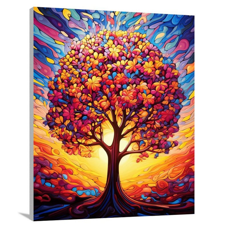 Cherry Tree Symphony - Pop Art 2 - Canvas Print