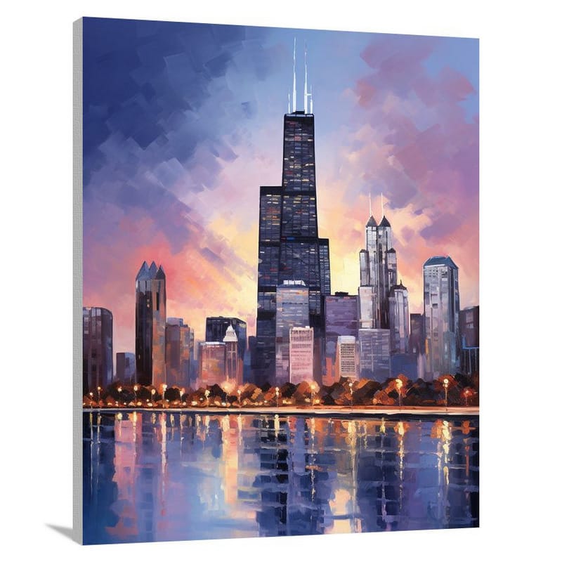 Chicago Nights - Canvas Print