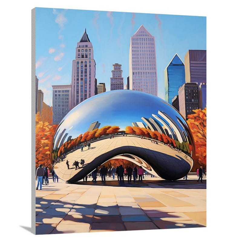 Chicago Reflections - Canvas Print