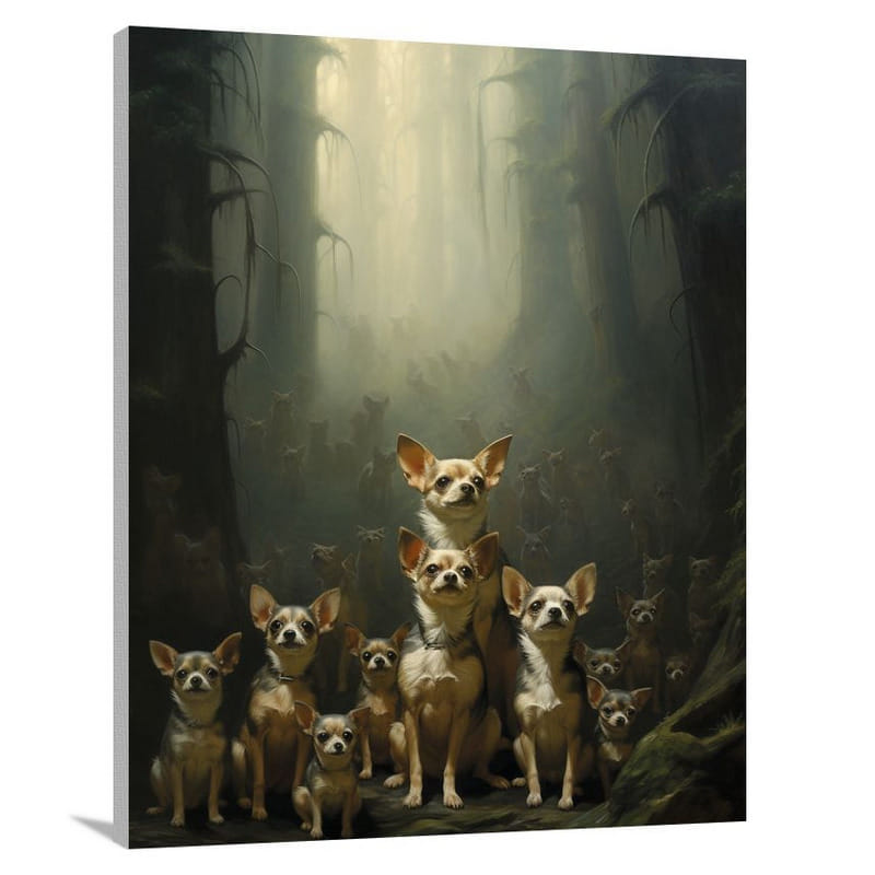 Chihuahua's Loyalty - Canvas Print