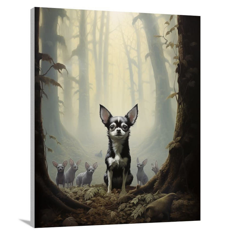 Chihuahua's Vigilance - Canvas Print