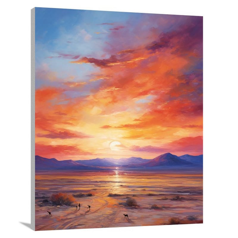 Chilean Sunset - Canvas Print