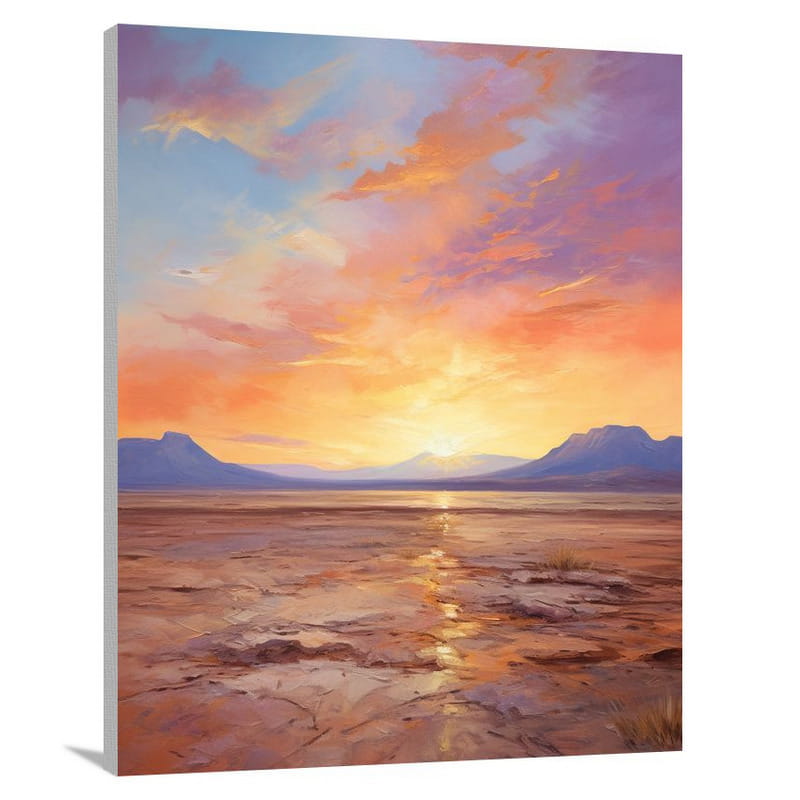 Chilean Sunset - Impressionist - Canvas Print