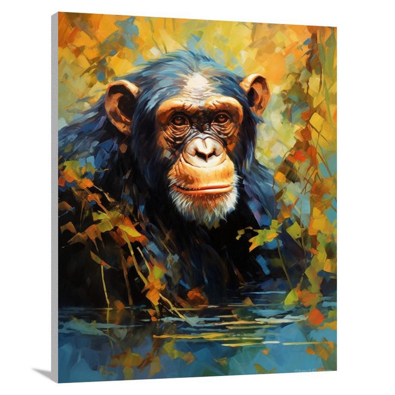 Chimpanzee Majesty - Canvas Print
