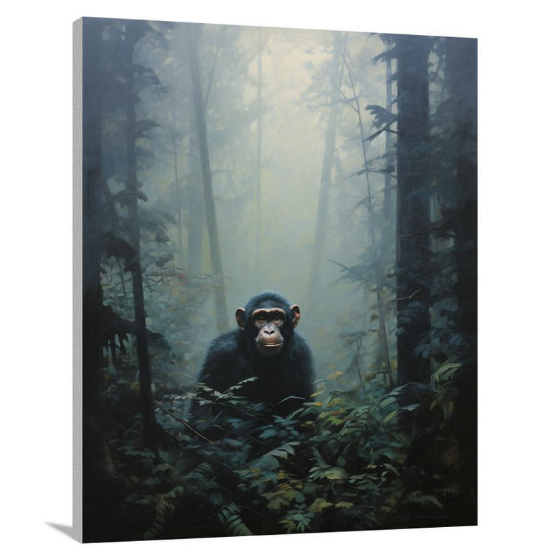 Chimpanzee's Enigma - Canvas Print