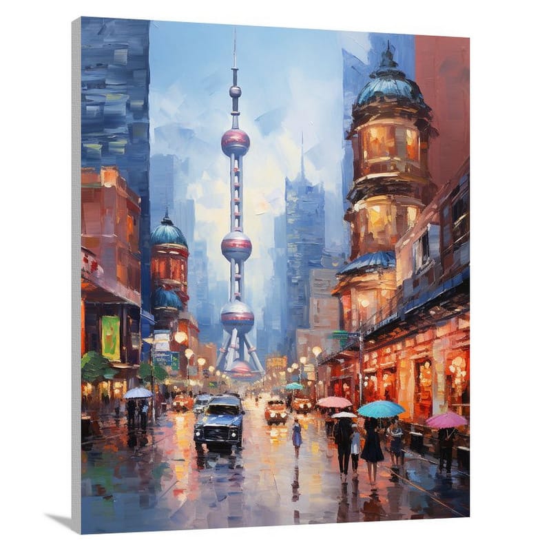 China's Vibrant Umbrellas - Canvas Print