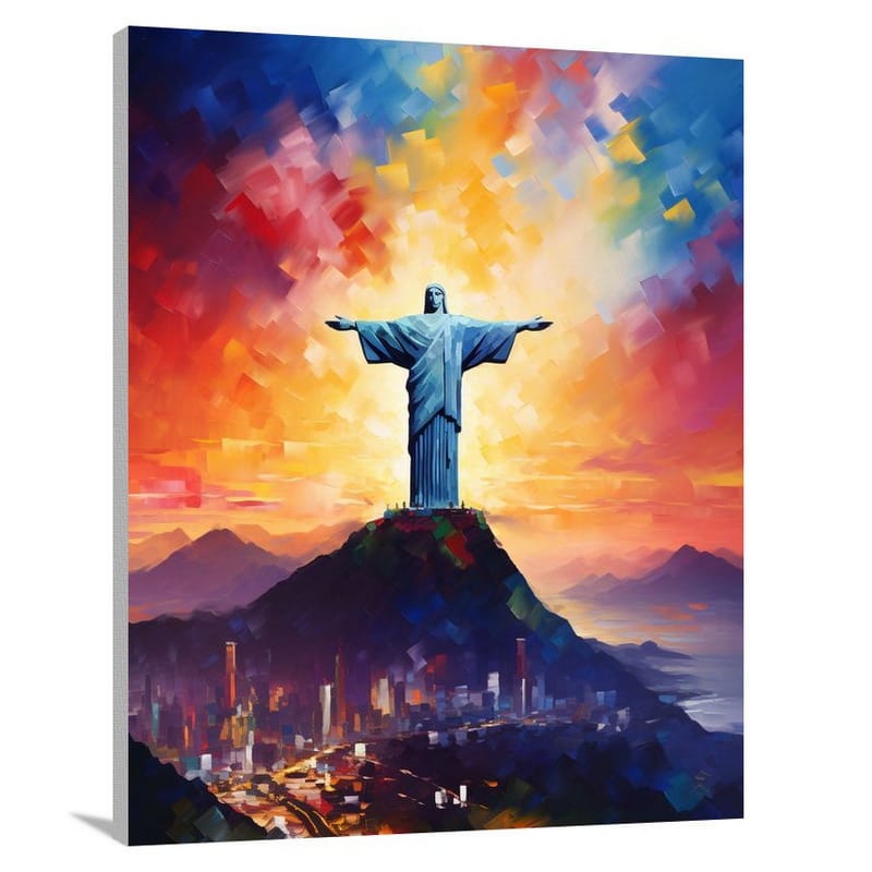 Christ the Redeemer: Majestic Embrace - Canvas Print
