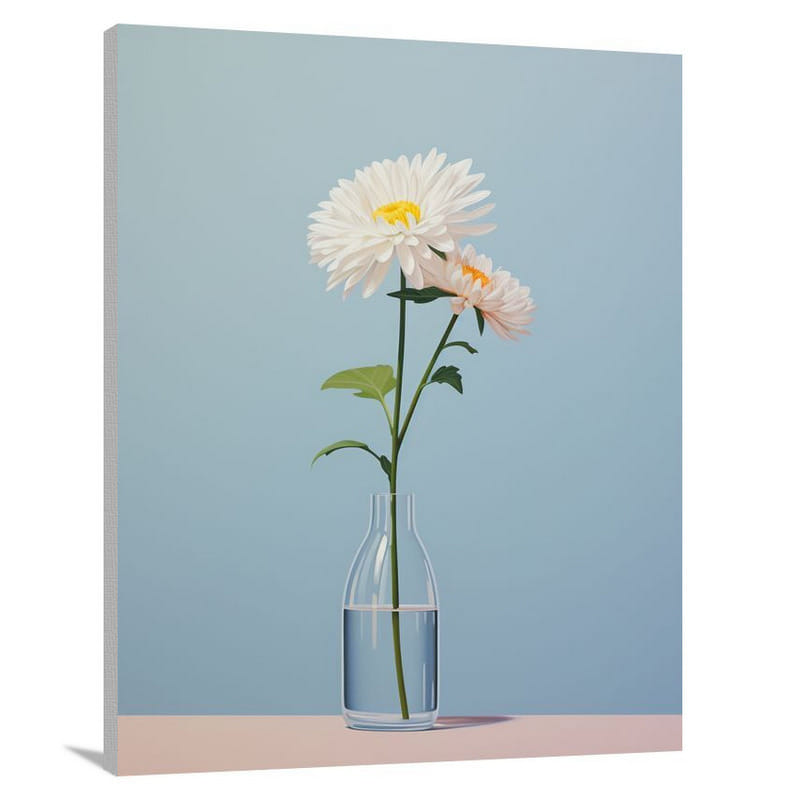 Chrysanthemum Elegance - Canvas Print