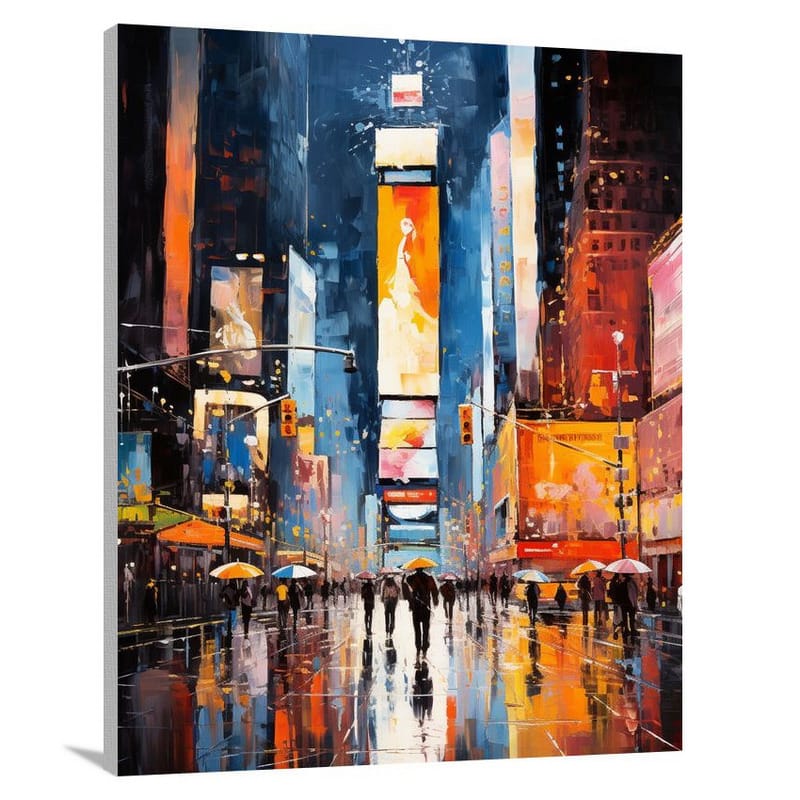 City Lights: New York City - Canvas Print