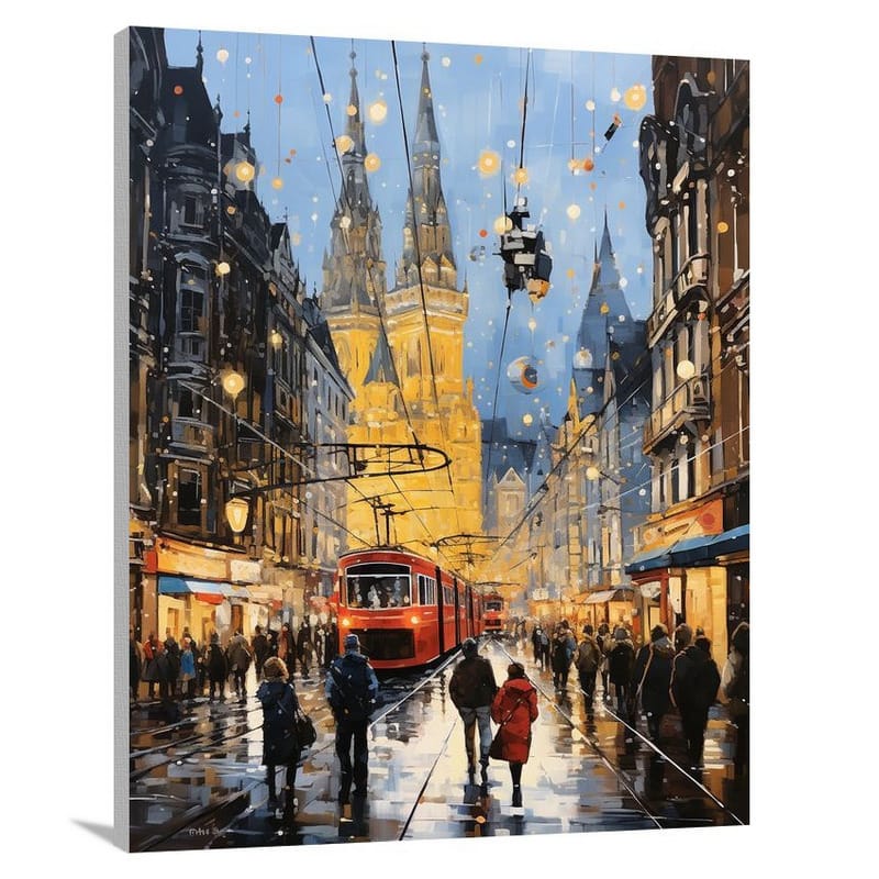 CityPulse - Canvas Print