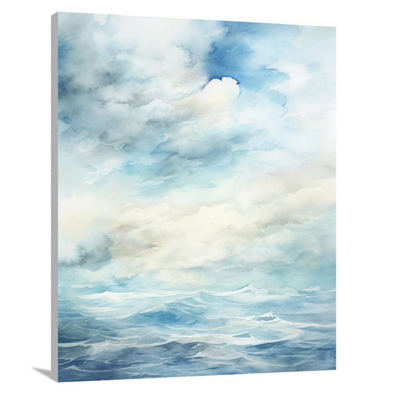 Cloud - Watercolor - Canvas Print
