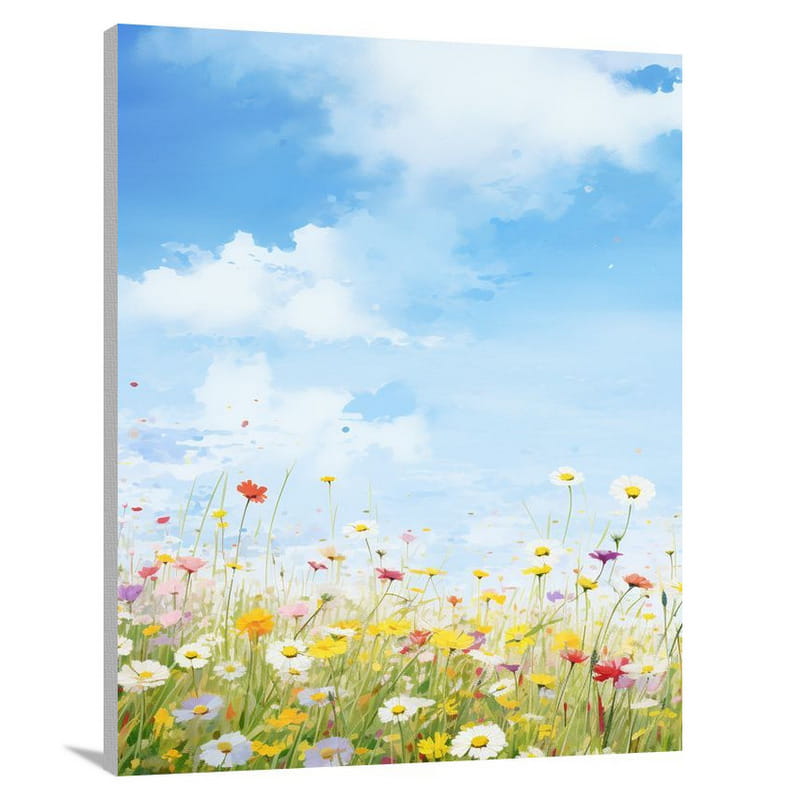 Cloudscape Serenity - Minimalist - Canvas Print