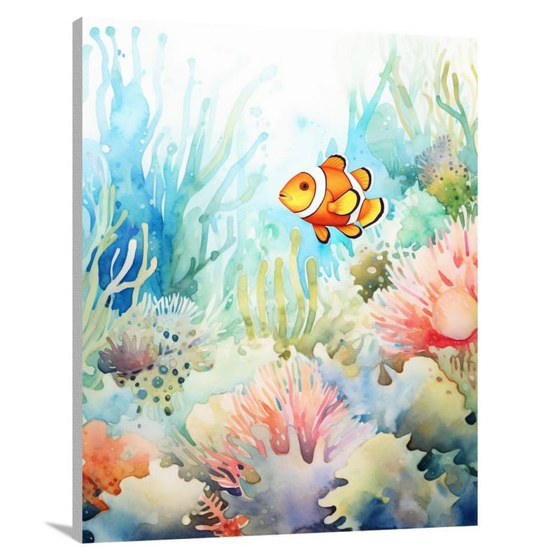Clown Fish Serenade - Canvas Print