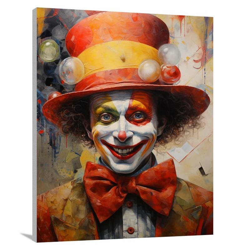 Clown's Melancholy - Contemporary Art - Canvas Print