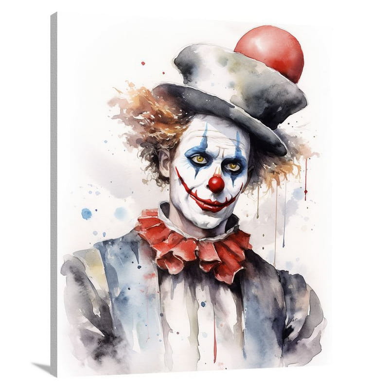 Clown's Solitude - Canvas Print