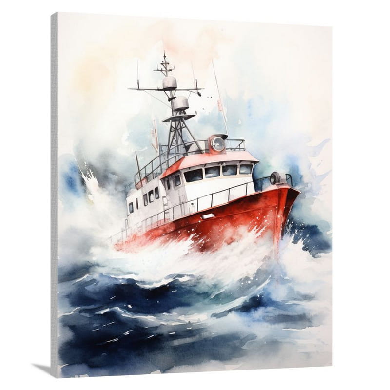 Coast Guard's Valor - Canvas Print