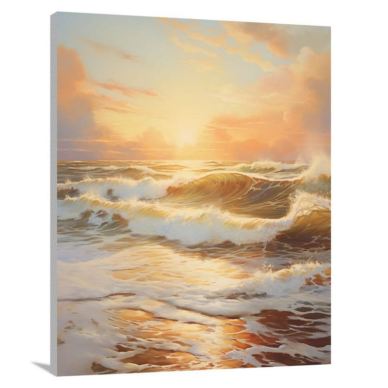 Coastal Harmony: Connecticut's Serenity - Canvas Print