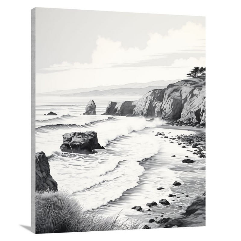 Coastal Harmony: North America - Canvas Print