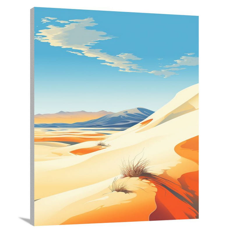 Coastal Sand Dune Serenade - Canvas Print
