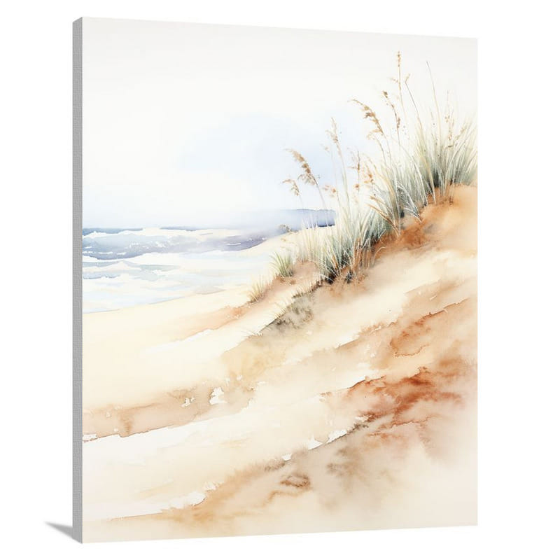 Coastal Sand Dune Serenity - Canvas Print